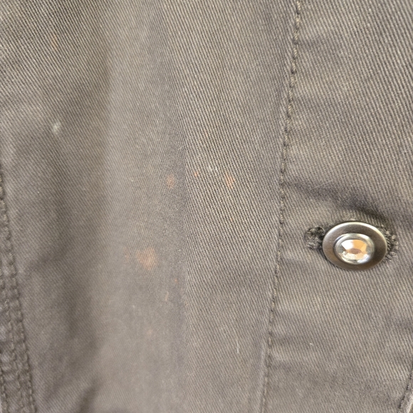 Chico's Adorned Denim Jacket *flaw* - Picture 5 of 12